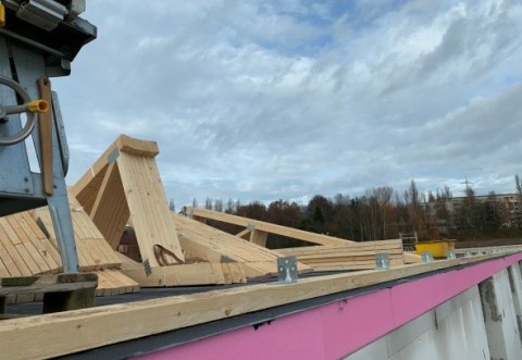 Fotos vom Baufortschritt der Seniorenpflegeresidenz Neukirchen-Erzgebirge