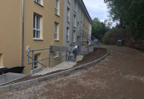 Fotos vom Baufortschritt des Seniorenheims Crimmitschau